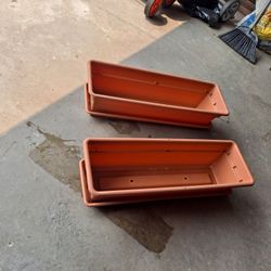 Plants plastics pots and trays