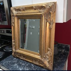 Antique Beveled Glass Mirror
