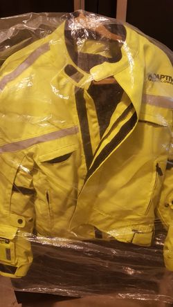GlowRider adaptive technologies light up 3 season motorcycle jacket XS