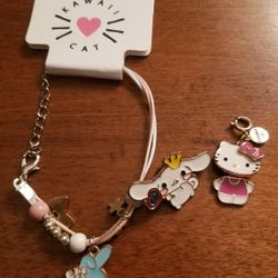 Hello Kitty Cinnamoroll Bracelet Charm Pin $25