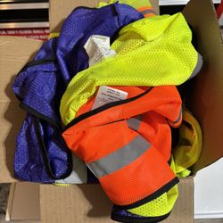 Box of 18 reflective vests