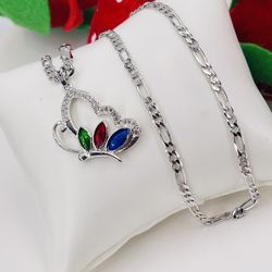 Mariposa y cadena oró laminado italiano/Italian  gold plated chain and butterfly