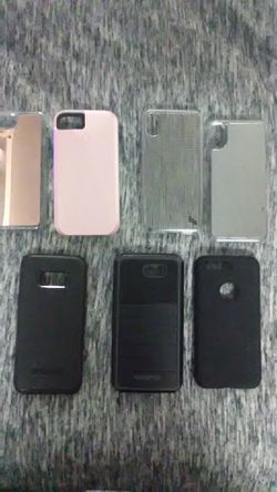 All brand-new cases:2 iPhone 7/8,iphone x&Galaxy 8 I believe