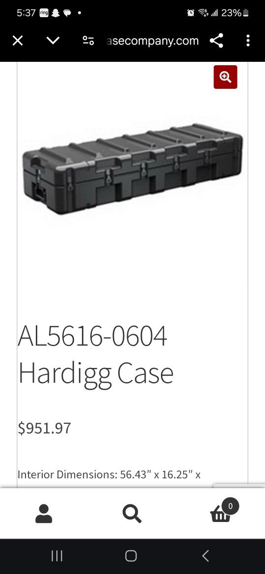 Military Grade Pelican/Harding Case