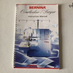 Bernina 2500DCET Instruction Manual 