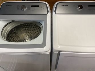 Samsung washer and electric dryer delivered