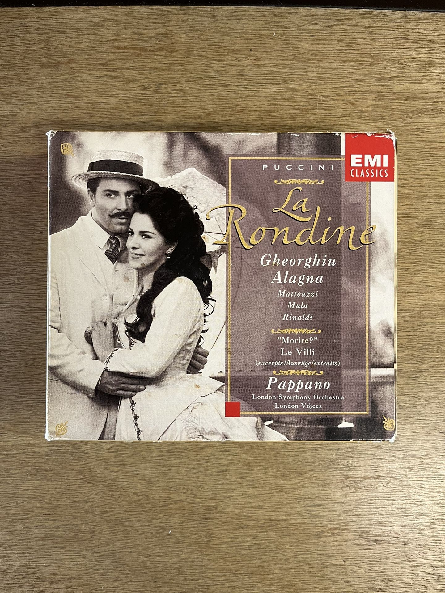 Puccini-La Rondine/ Gheorghiu, Alagna , Matteuzzi, Mula, Ronaldi, etc. Used Very Good