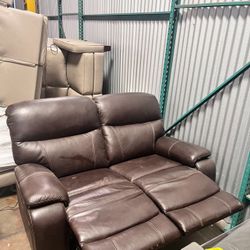 Leather Power Reclining Sofa- Great Price!