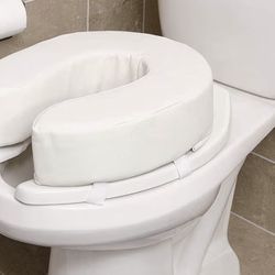 RAISED TOILET SEAT CUSHION is made of 4 inch 