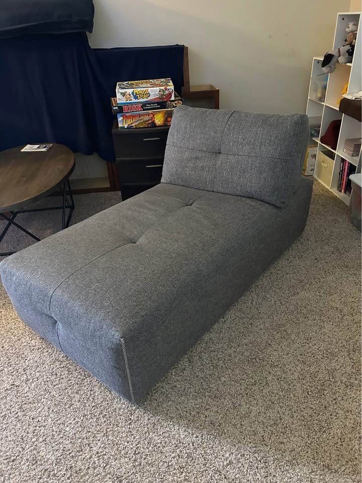 Grey Chaise Chair