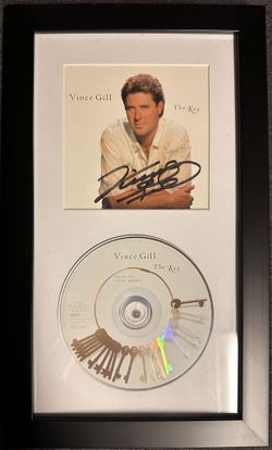 Vince Gill Autographed CD Framed