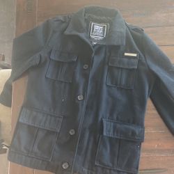 Mens Paper Denim Wool Jacket 