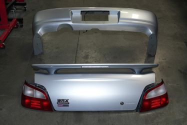 JDM 2002-2003 Subaru Wrx STi Trunk, Tail Lights and Rear Bumper