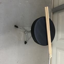 Kids / Junior Drum Set With Throne, Pedal, Cymbal & Drumsticks