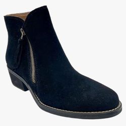 WHITE MOUNTAIN Women's Altos Zipper Ankle Booties, Brown, 5.5 Size 9