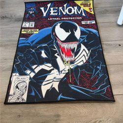 Venom Comic Rug