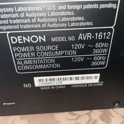 Denon Powered Subwoofer!