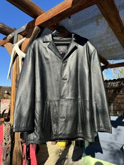 US Polo Leather Jacket Men’s Large 