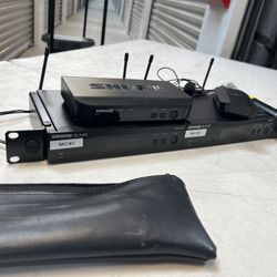 Shure wireless mic system SM58 and body pack with lavalier