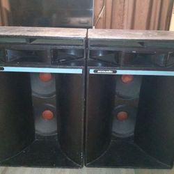 2  Acoustic Speakers