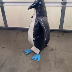 Penguin Outdoor Metal Sculpture 