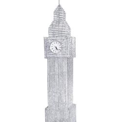 Big Ben Watch Floor Lamp Silver (Small) 