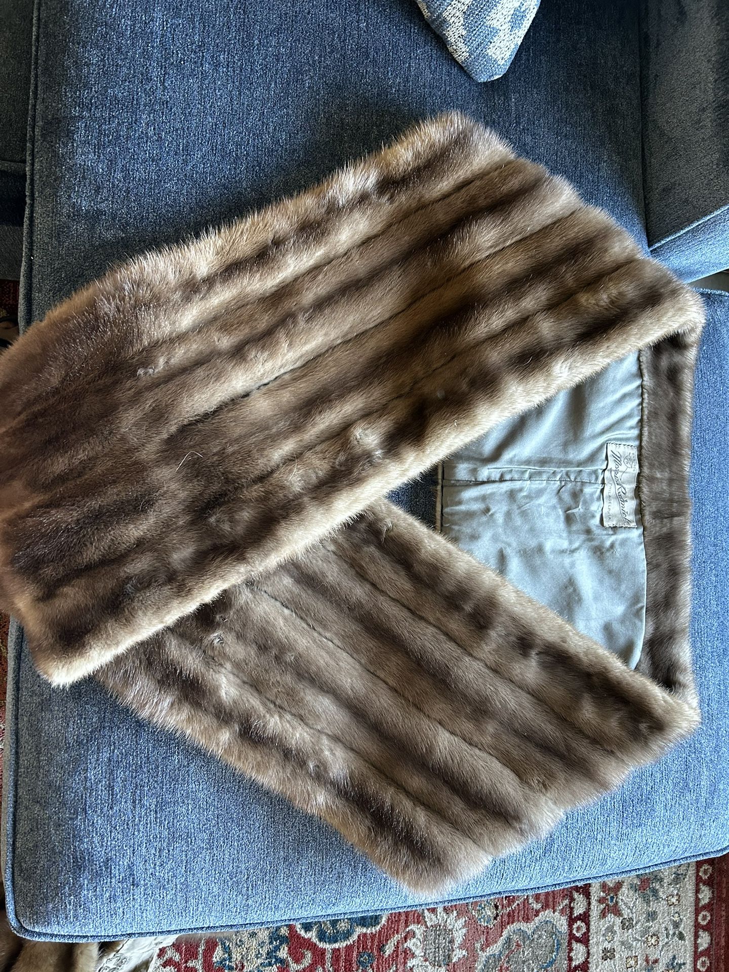 Rare Vintage Mink Shawl / Stole