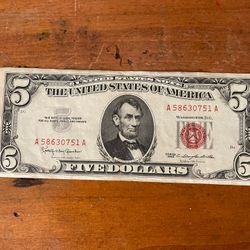 Billete Sello Rojo😎