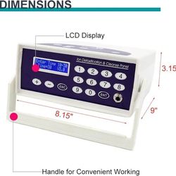 iMeshbean Ionic Ion Detox Foot Bath Aqua Spa Cleanse Machine LCD Display with Array for Foot Detox + FIR Waist Belt Wrist Strap + Foot Tub Liners and 