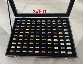 MEN’S RINGS, brand new, $10 each ring, available all sizes (please see attached pictures and video)