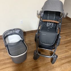 Uppababy Vista V2 Stroller and Bassinet 