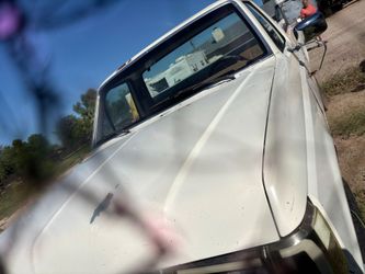 Vintage White Pickup Truck ford