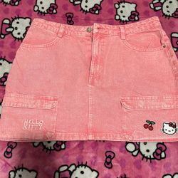 Hello Kitty Denim Skirt 