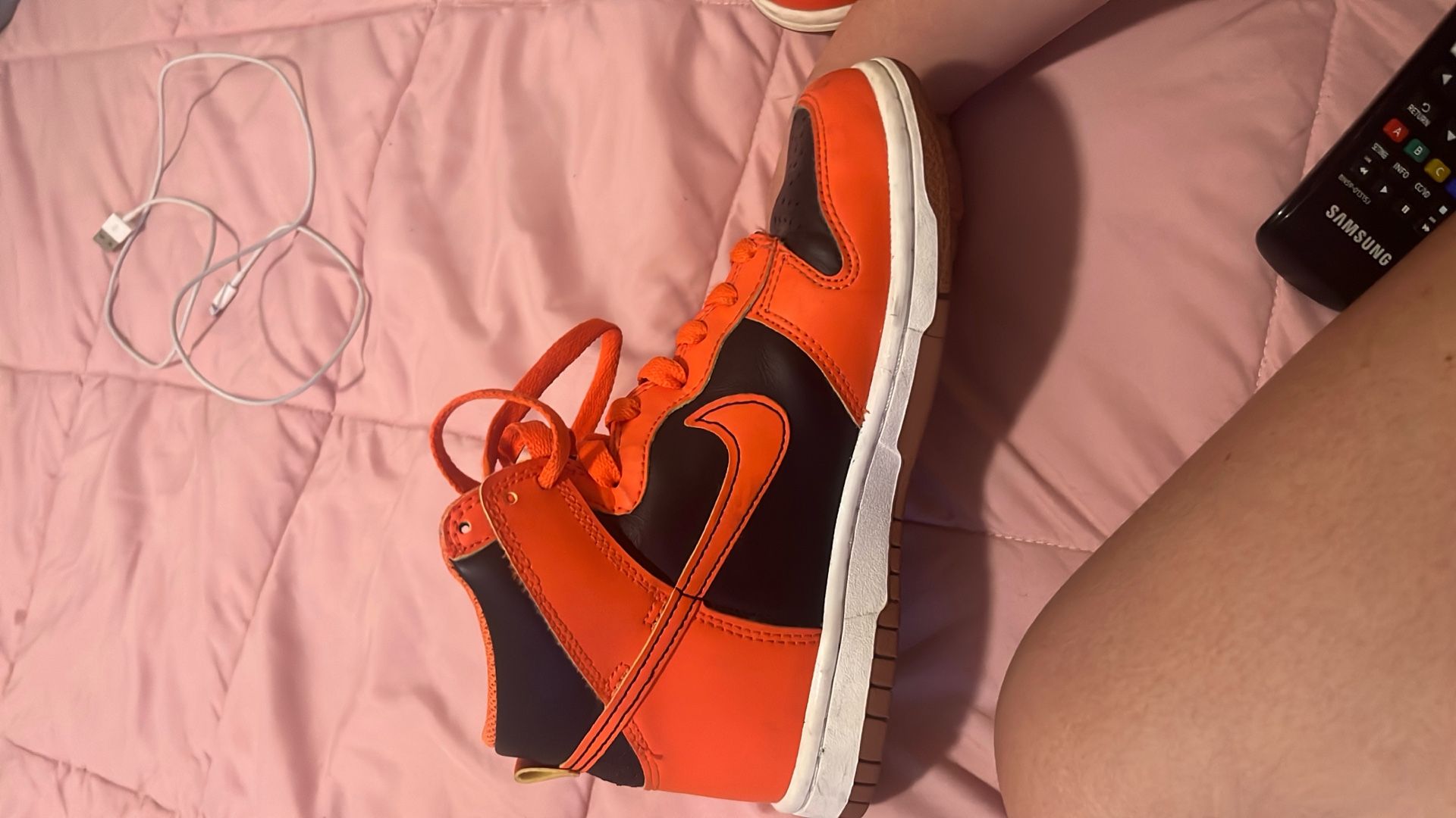 Black And Orange Nikes