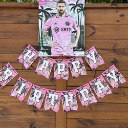Set Birthday Supplies Inter Miami /Messi
