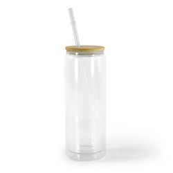 25oz Snow Globe Tumbler Glass Cups 