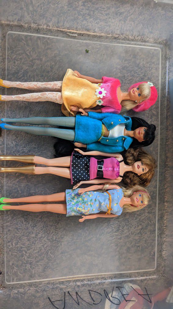 Vintage Barbies And Clothes 80s-90s