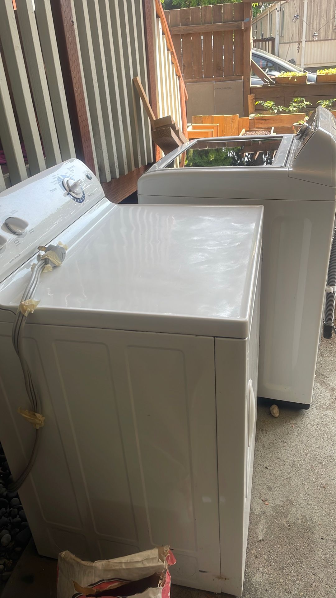dryer and washer