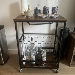 Industrial Bar Cart