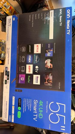 55 inch Roku tv in box brand new
