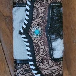 Western Cow Print Wallet