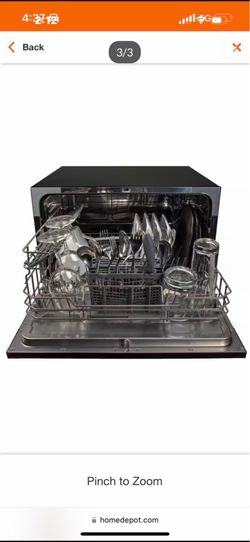 Magic chef countertop dishwasher