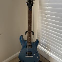 Canvas Electric Guitar Blue