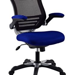 Modway Blue Leather office chair