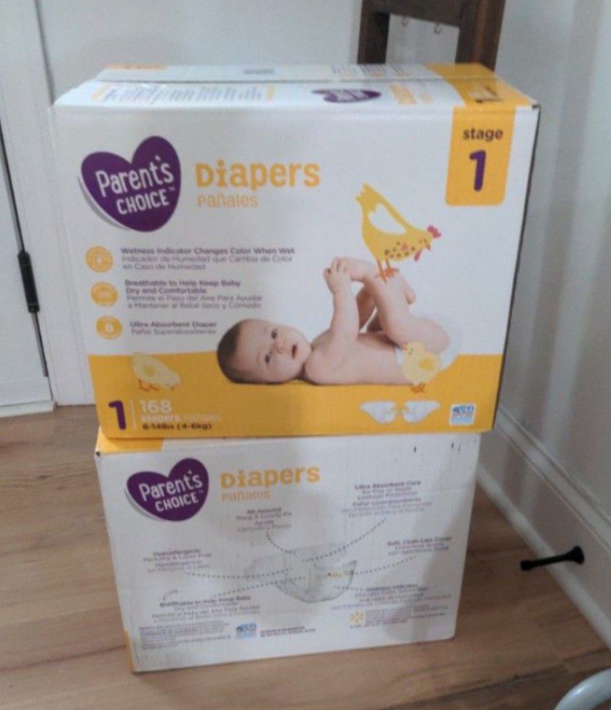 Parents Choice Size 1 Diapers