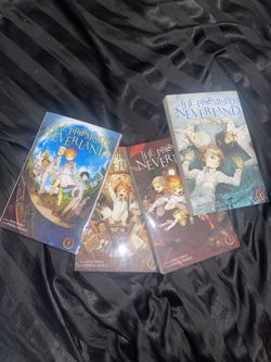 Volumes 1,2,3, And 4 Of The Promised Neverland Manga