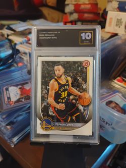 Stephen Curry 2025-26 Bowman #115 AGS 10 Gem Mint