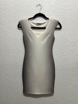 Bebe White Bodycon Mini Dress
