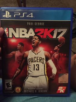 PS4 NBA 17 game