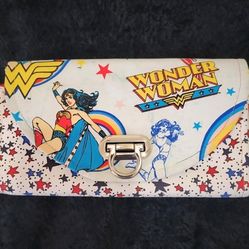 Wonder Woman Wallet Wristlet Clutch Necessary Clutch Wallet NCW